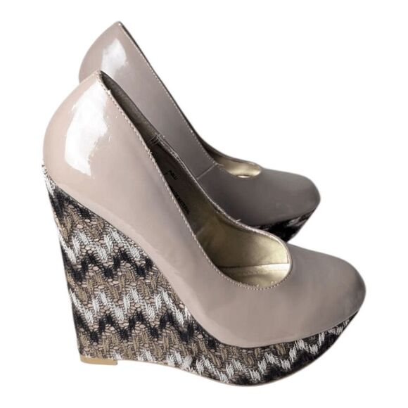 STEVE MADDEN Elli Platform Wedge Size 7 - Picture 3 of 9